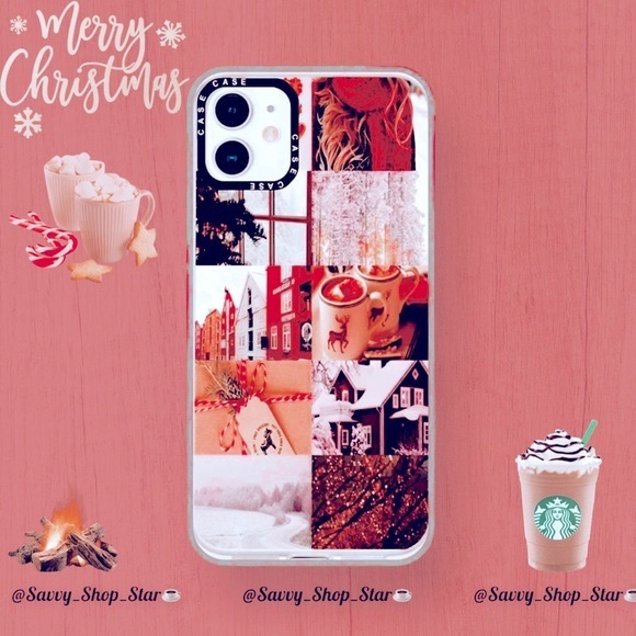 Cute Winter Collage iPhone 12 Pro Max Case - Picture 1 of 1